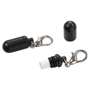 Wolters Aluminium-Adresshülse schwarz 1,2 cm Produktbild