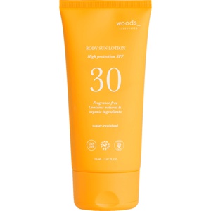 Woods_Copenhagen Sun Body SPF30 150 ml Produktbild
