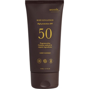 Woods_Copenhagen Sun Body SPF50 150 ml Produktbild