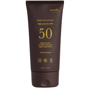 Woods_Copenhagen Body Sun Lotion SPF 50 - 150 ml produktbillede