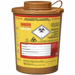 WoodSafe Beholder For Farlig Avfall 3,3 Liter 1 stk produktbilde