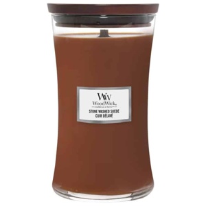 WoodWick Stone Washed Suede Large produkt bild