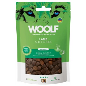 Hundgodis Woolf Soft Cubes Lamb 100 g produkt bild