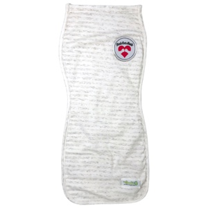 Woombie Swaddle Sock Posesvøp, 0–3 mnd, grå/hvit, 1 stk. produktbilde