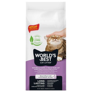 Worlds Best Cat Litter Lavendel Katzenstreu Produktbild