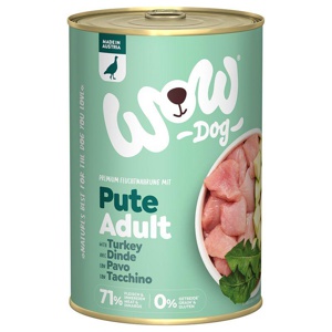 Nassfutter Hund mit Pute & Zucchini, Adult, 400 g Produktbild