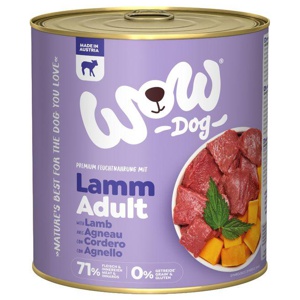 Nassfutter Hund Lamm, Kürbis & Brennnessel, Adult, 800 g Produktbild