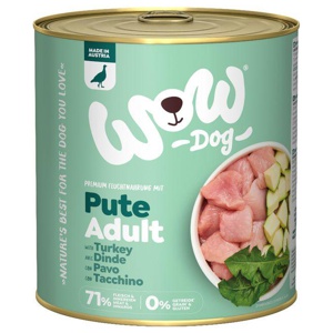 Nassfutter Hund mit Pute, Zucchini & Löwenzahn, Adult, 800 g Produktbild