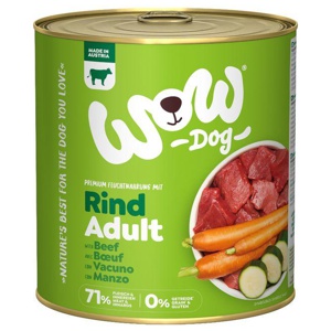 Nassfutter Hund mit Rind, Karotte & Zucchini, Adult, 800 g Produktbild