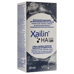 Xailin HA 0,2% Plus 10 ml Augentropfen Produktbild