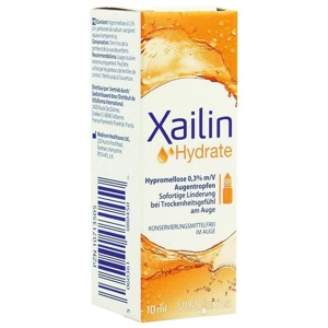 Xailin Hydrate Augentropfen 10 ml Augentropfen Produktbild