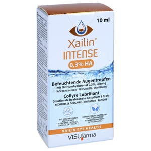 Xailin INTENSE 0,3% HA Augentropfen 10 ml Augentropfen Produktbild