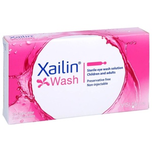 XAILIN Wash Augenspüllösung in Einzeldosen 20X5 ml Augentropfen Produktbild