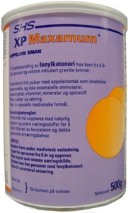 Xp maxamum orange flavour pulv produktbilde
