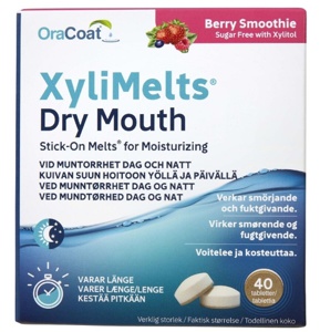 XyliMelts klebetabletter berry smoothie 40 stk produktbilde