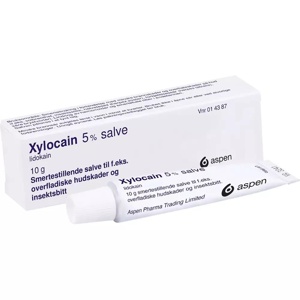 Xylocain 5 % salve 10 g produktbilde
