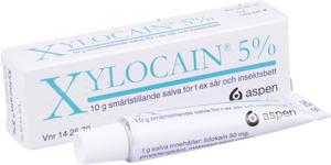 Xylocain, salva 5 % 10 g produkt bild