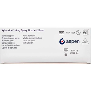 Xylocain 10 mg Sprayrør 120 mm 50 stk produktbillede