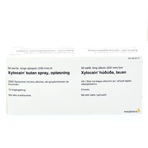 Xylocain Sprayrør 230 mm 50 stk produktbillede
