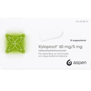Xyloproct, suppositorium, 10 st produkt bild