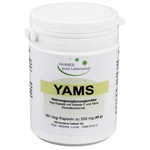 Yams Wurzel Kapseln, 180 St Kapseln Produktbild