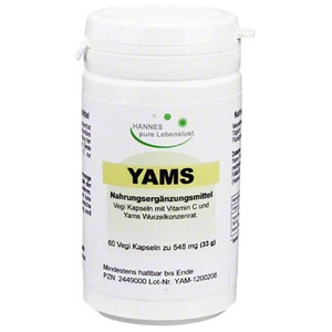 Yams Wurzel Kapseln, 60 St Kapseln Produktbild