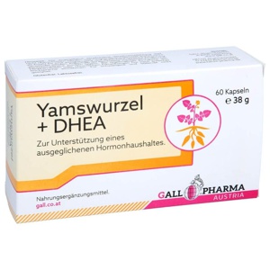 YAMSWURZEL+DHEA 25 mg Kapseln Produktbild