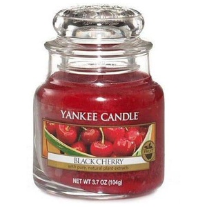 Yankee Candle Black Cherry Small Jar 104 g produkt bild