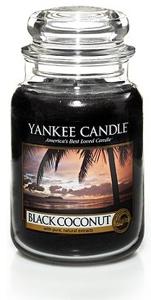 Yankee Candle Black Coconut Large Jar 623 g produkt bild