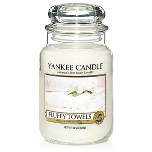 Yankee Candle Fluffy Towels Large Jar 623 g produkt bild