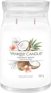 Yankee Candle Signature Cylinder Vit Kokos Ananas Vanilj 90 h 1 styck produkt bild