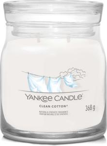Yankee Candle Signature Medium Jar Clean Cotton 368g produkt bild
