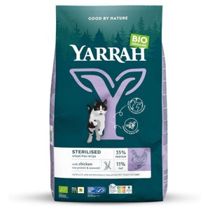 Yarrah Bio Sterilised Weizenfrei mit Bio Huhn Produktbild