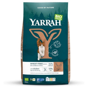 Yarrah Bio Weizenfrei mit Bio Huhn & Fisch Produktbild