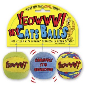 Yeowww! Bollar Kattmynta 3-pack produkt bild