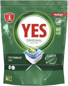 YES Original All In One diskmaskinstabletter 40 st produkt bild