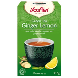 Yogi Te Økologisk   Green Tea Ginger Lemon produktbillede