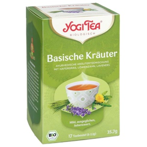 YOGI TEA Basische Kräuter Bio Filterbeutel Produktbild