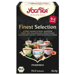 Yogi Tea Finest Selection Filterbeutel, 9X2 St Filterbeutel Produktbild