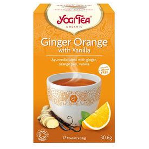 Yogi Tea Ginger Orange 17 poser produktbillede
