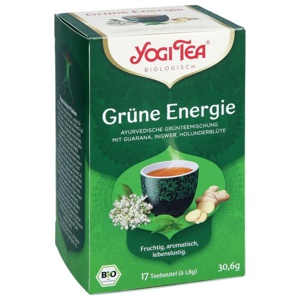 YOGI TEA Grüne Energie Bio Filterbeutel Produktbild