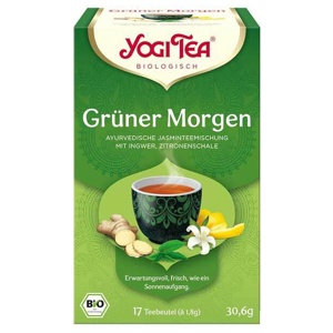 YOGI TEA Grüner Morgen Bio Filterbeutel Produktbild