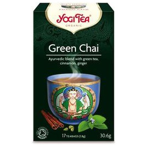Yogi Tea Green Chai 17 poser produktbillede