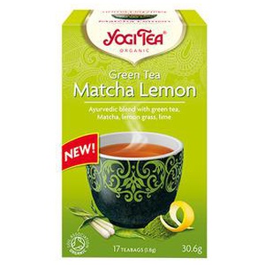 Yogi Tea Green Tea Matcha Lemon 17 poser produktbillede