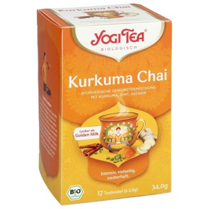 YOGI TEA Kurkuma Chai Bio Filterbeutel Produktbild