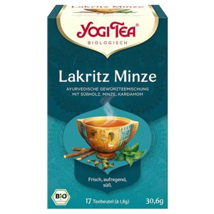 Yogi Tea Lakritz Minze Bio, 17X1.8 g Filterbeutel Produktbild