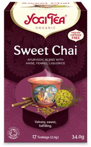 YogiTea Ekologiskt sweet chai te krav 17 st produkt bild