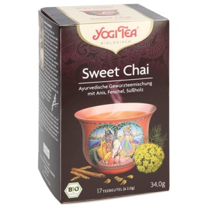 YOGI TEA Sweet Chai Bio Filterbeutel Produktbild