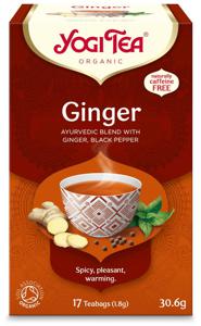 YogiTea Ginger 17 tepåsar produkt bild