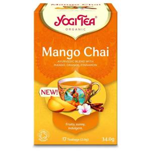 YogiTea Mango Chai KRAV 17 tepåsar produkt bild